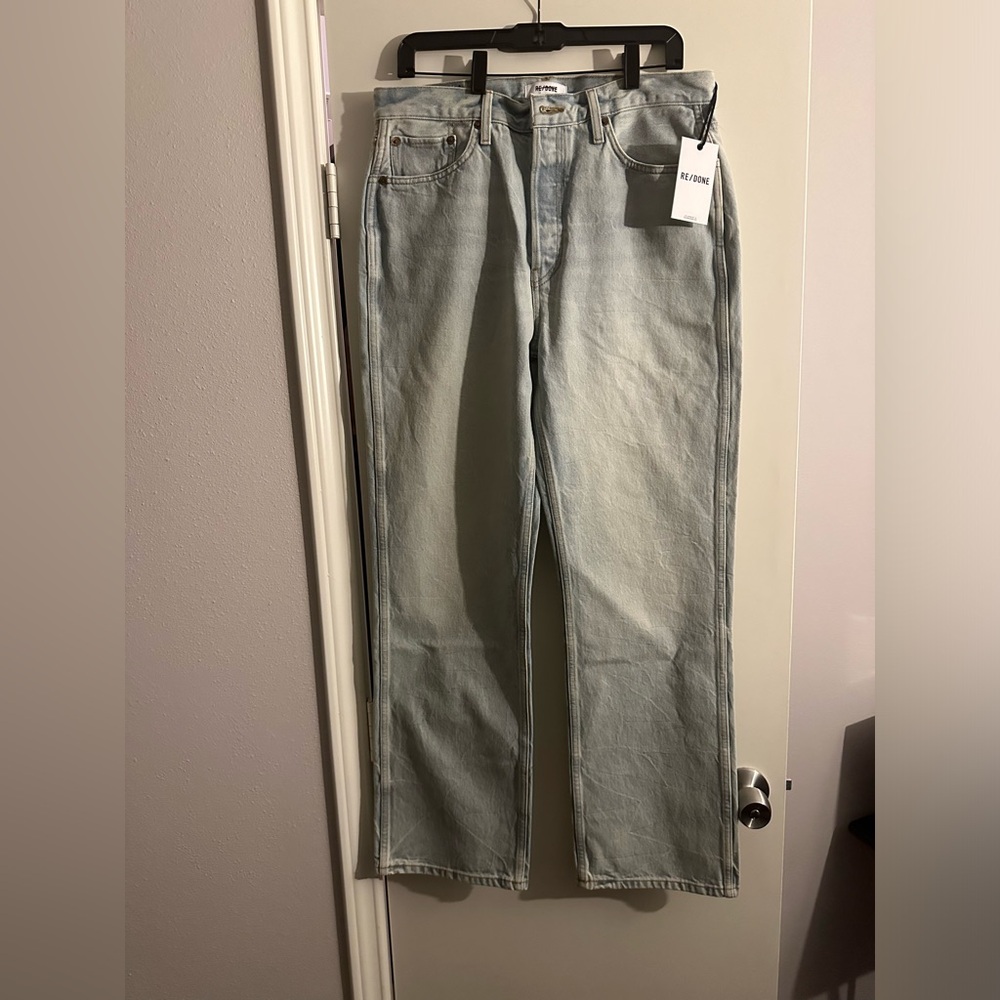 RE/DONE
High-rise wide-leg jeans